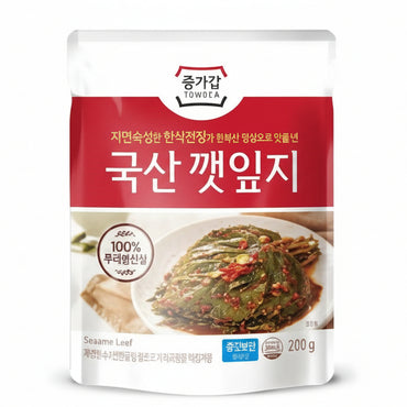 [Jongga] Seasoned Perilla leaves 10x200g