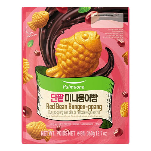 [Pulmuone] Sweet Red Bean Mini Bungeoppang 16x360g