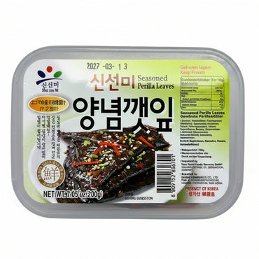 [ShinSunMi] Frozen Seasoned Perilla Leaves  16x200g