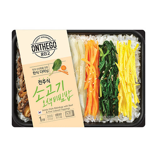 [Ourhome] Vegan Bibimbap with Five Colored Toppings 12x310g