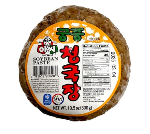 [Assi] Frozen Soybean Paste Cheonggukjang 2x(18x300g)