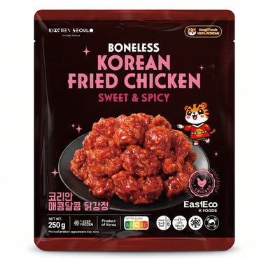 [Eastco] Korean Boneless Fried Chicken Sweet & Spicy 12 x 250g