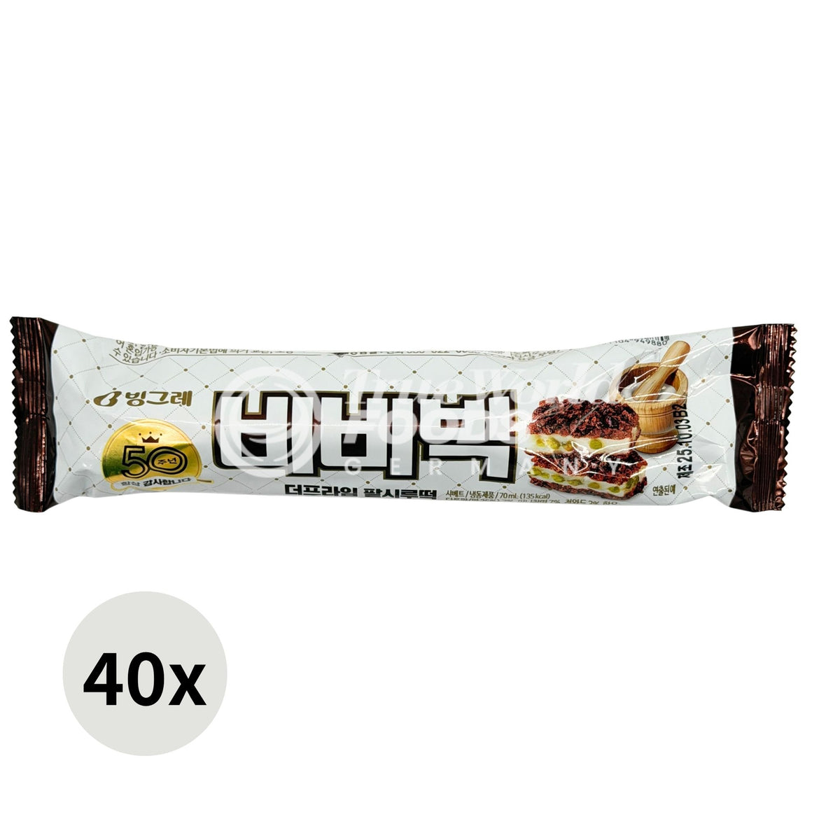 Bibibig The Prime with Red Bean Bar 40x70ml