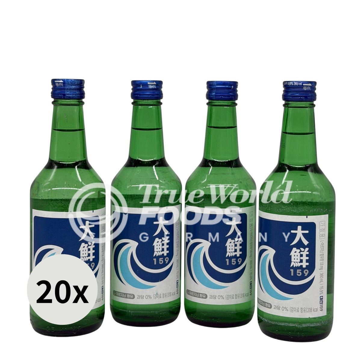 Daesun Soju 15.9% alc. 20x360ml