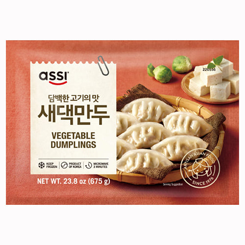 [Assi] Vegetable Dumpling Saedaek Mandu 12x675g