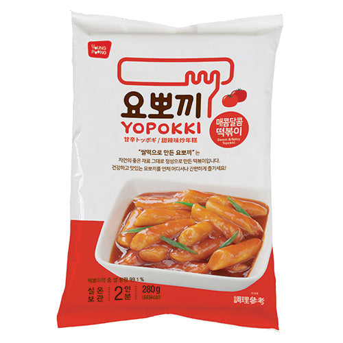 [Yeongpoong] Rice Cake Pouch, Yopokki Sweet Spicy Flavor 24x280g
