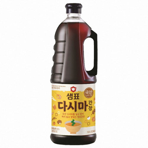 [Sempio] Naturally Brewed Kelp Soy Sauce 6x1,7L