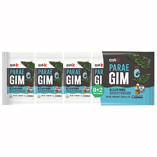 [Eat.k] Roasted & Seasoned Seaweed (8+2) 10x(10x4g)