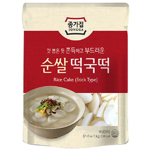 [Jongga] Rice Cake Sliced type 5x1kg