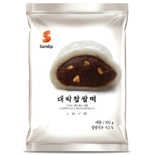 [Samlip] White Sticky-Rice Cake (Daebak Chapssaltteok) 36x100g