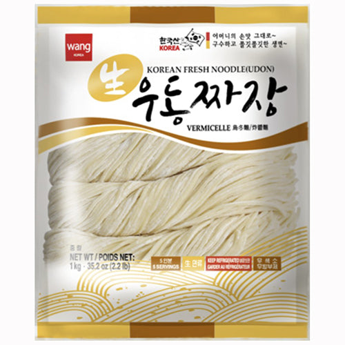 [Wang] Korean Fresh Noodle for Udon, Jjajang 10x1kg