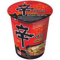 Instant Cup Noodles, Spicy Shin 12X68g