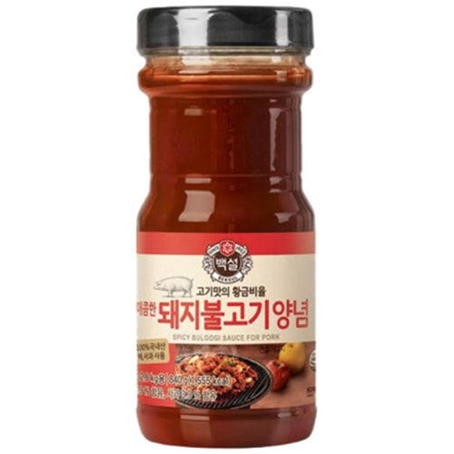 [Beksul] Korean BBQ Marinade For Pork Bulgogi(Spicy) 12x840g