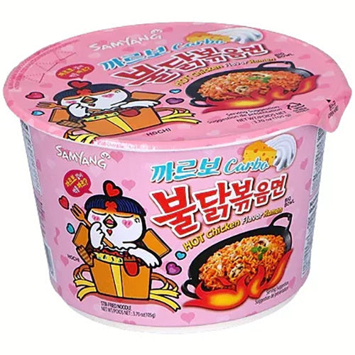 [Samyang] Hot Chicken Flavor Ramen Big Cup Carbonara 16x105g