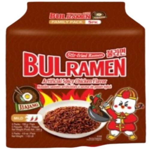 [Bulramen] Spicy Chicken Flavor Ramen
 - Jjajang 8x5x139g