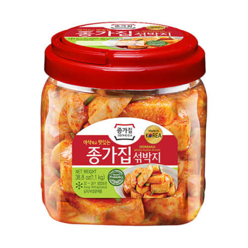 [Jongga] Radish Kimchi Seokbajji 4x1.1kg Pet