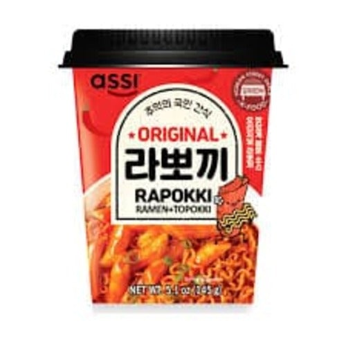 [Assi] Rice cake with ramen noodle - Kimchi Rapokki Cup 6x145g