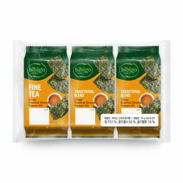 [Bibigo] Crispy Seaweed Snack Original 12x(3x5g)