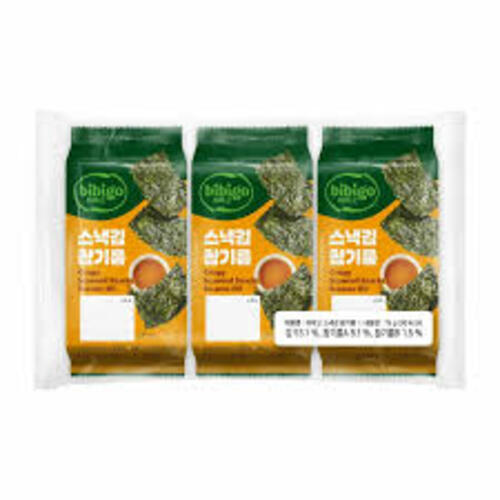 [Bibigo] Crispy Seaweed Snack Original 12x(3x5g)
