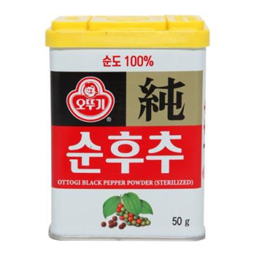 [Ottogi] Black pepper powder in can (Soon Huchugaru) 24x50g