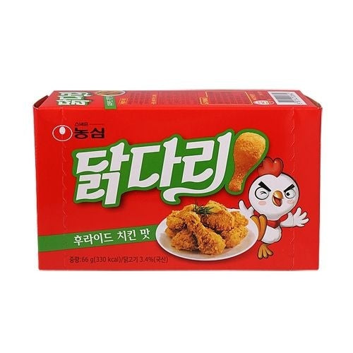 [Nongshim] Dakdari Fried Chicken Snack 20x66g