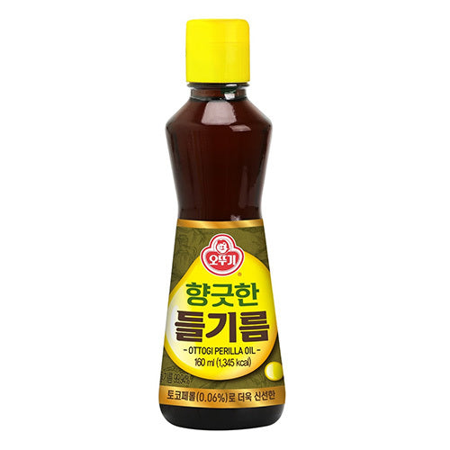 [Ottogi] Perilla Oil in Glass Bottle 12x160ml
