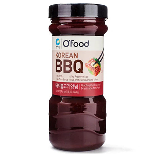 [O'Food] Korean BBQ Marinade For Pork Bulgogi (Spicy) 12x840g