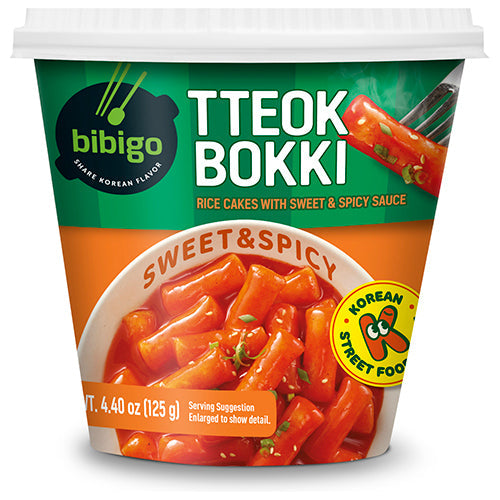 [Bibigo] Tteokbokki Cup Sweet&Spicy 24x125g