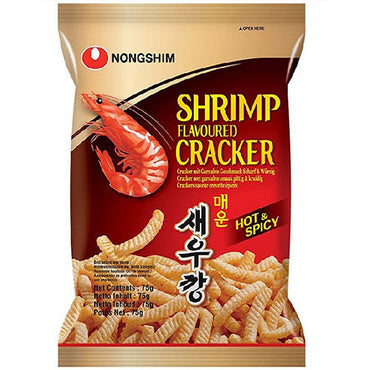 [Nongshim] Cracker, Shrimps Spicy 20x75g
