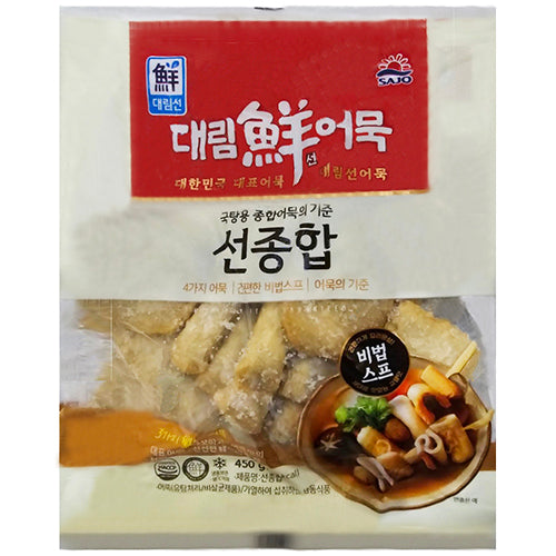 [Sajo Daerim] Frozen Fried Fish Cake with Soup (Sunjonghap Oden) 20x450g