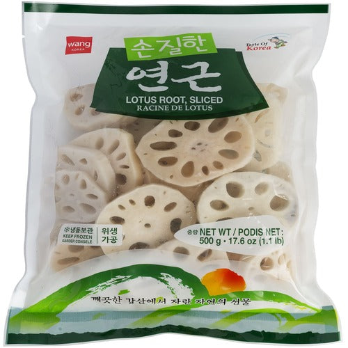 Cooked Sliced Lotus Root (Yeungun) in Pl. Bag 20징쩔500g