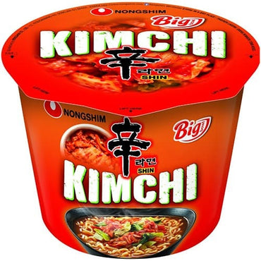 Nongshim Instant-Cup-Nudeln, Shin Kimchi Big Bowl 16 x 112 g