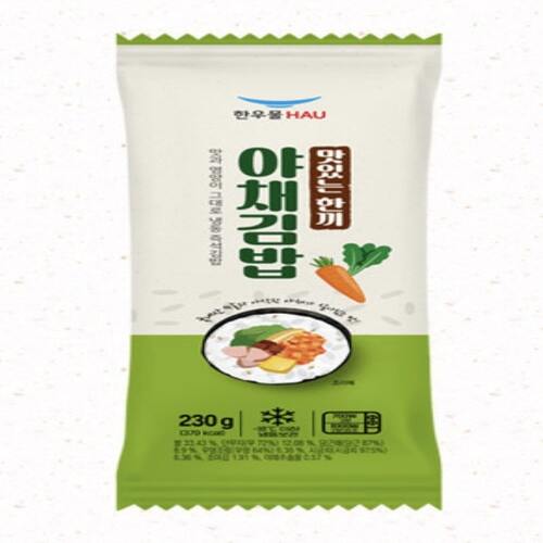 [Gimbap] Vegetable Kimbap (Yachea Kimbap) 24x230g