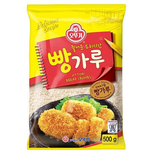 [Ottogi] Bread Crumbs Panko (Bbang-Garu) 12x500g