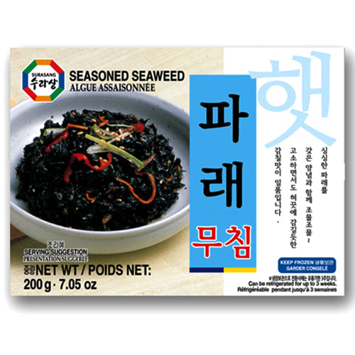 [Surasang] Frozen Seasoned Seaweed (Parae Muchim) 20x200g