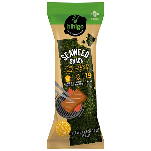 [Bibigo] Seaweed Snack K-BBQ 36x4g