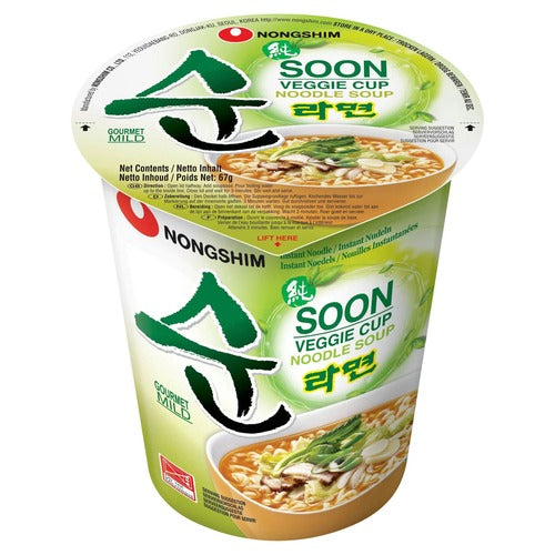[Nongshim] Instant-Cup-Nudeln, Veggie Ramyun 12x67g