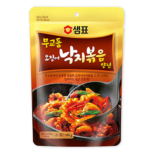 [Sempio] Mukyodong Spicy Squid Marinade Sauce 12x130g