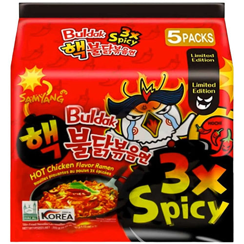 [Samyang] 3x Extreme Hot Chicken Flavor Ramen 40x140g