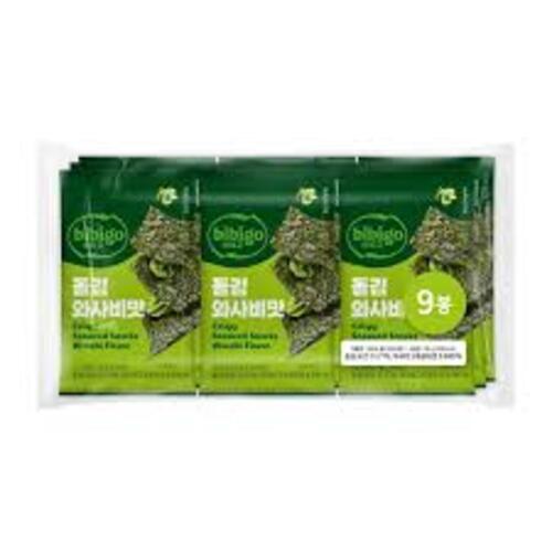[Bibigo] Crispy Seaweed Snack Wasabi 12x(3x5g)