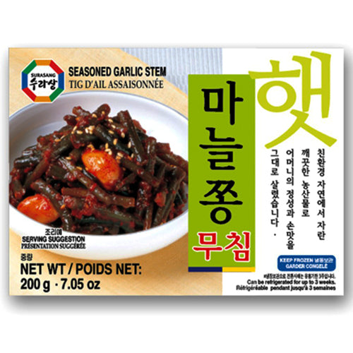[Surasang] Frozen Seasoned Garlic Stem 20x200g