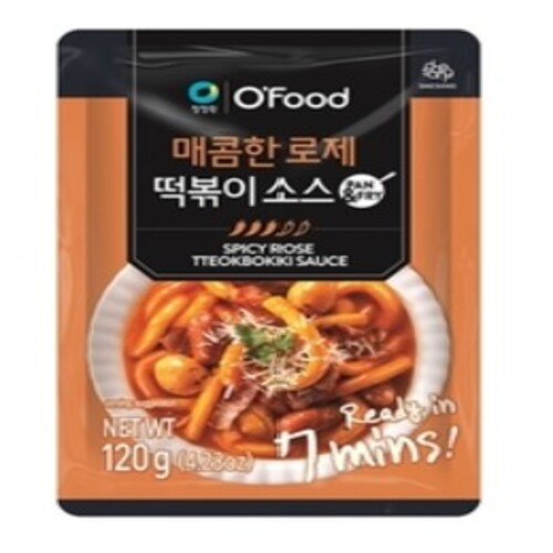 [O'food] Rose Tteokbokki Sauce 16x120g