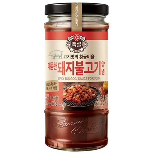 [Beksul] Korean BBQ Marinade For Pork Bulgogi (Spicy) 20x290g