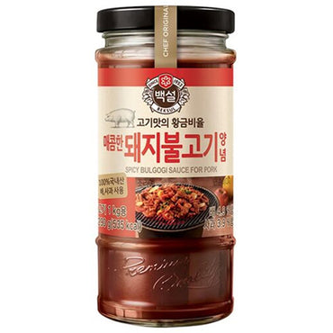 [Beksul] Korean BBQ Marinade For Pork Bulgogi (Spicy) 20x290g