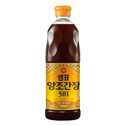 [Sempio] Naturally Brewed Soy Sauce Premium 501 12x860ml