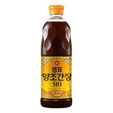 [Sempio] Naturally Brewed Soy Sauce Premium 501 12x860ml