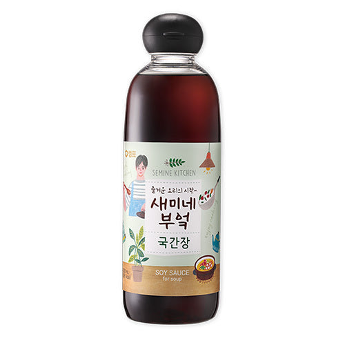 [Sempio] Semie's Kitchen, Naturally Brewed Soy Sauce For Soup 24x450ml