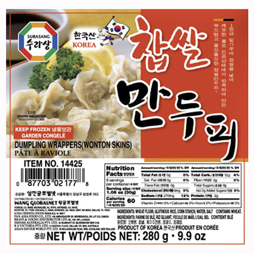 [Surasang] Dumpling Wrappers (Gyoza Skin) 9.5cm 24x280g