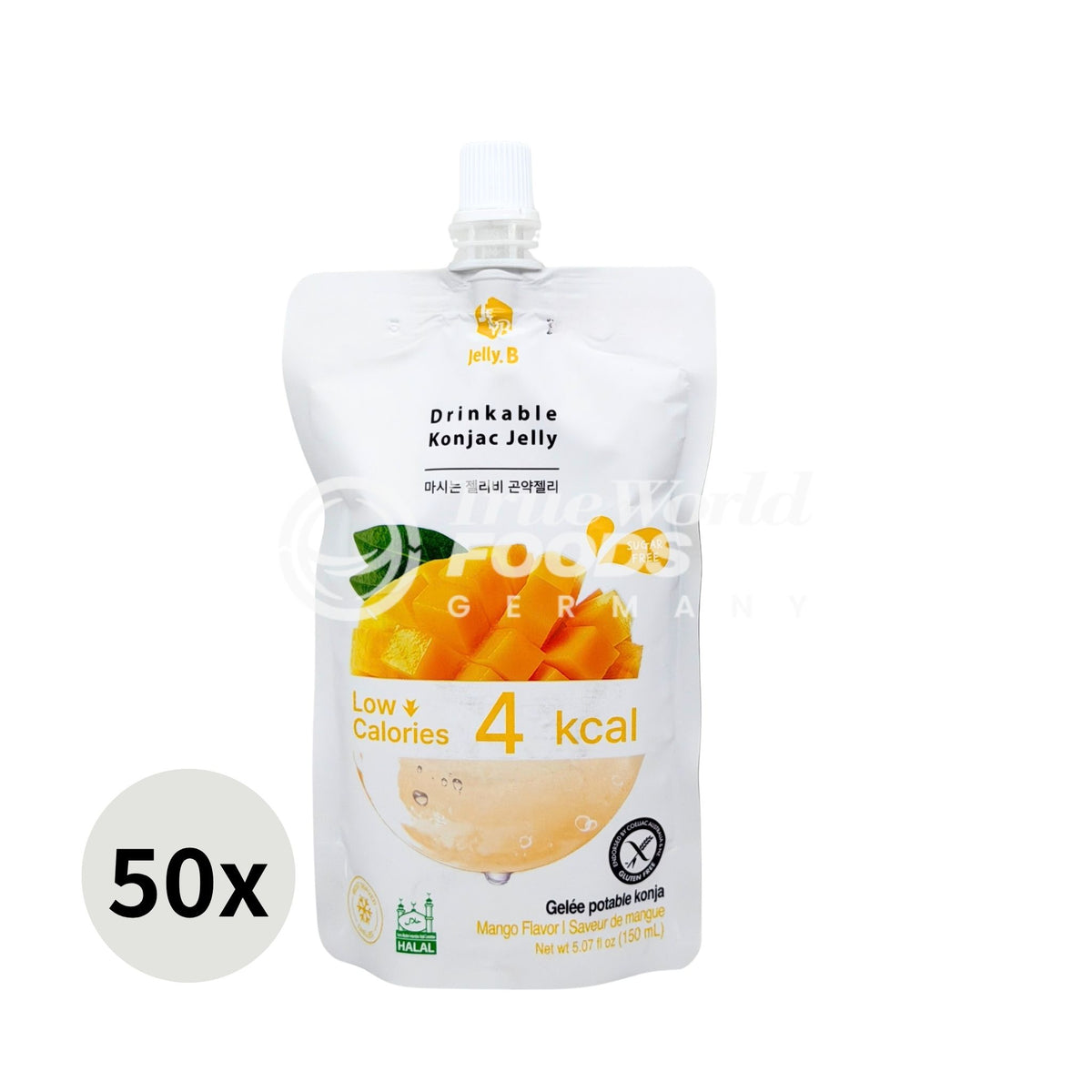 Konjac Mango 50x150g