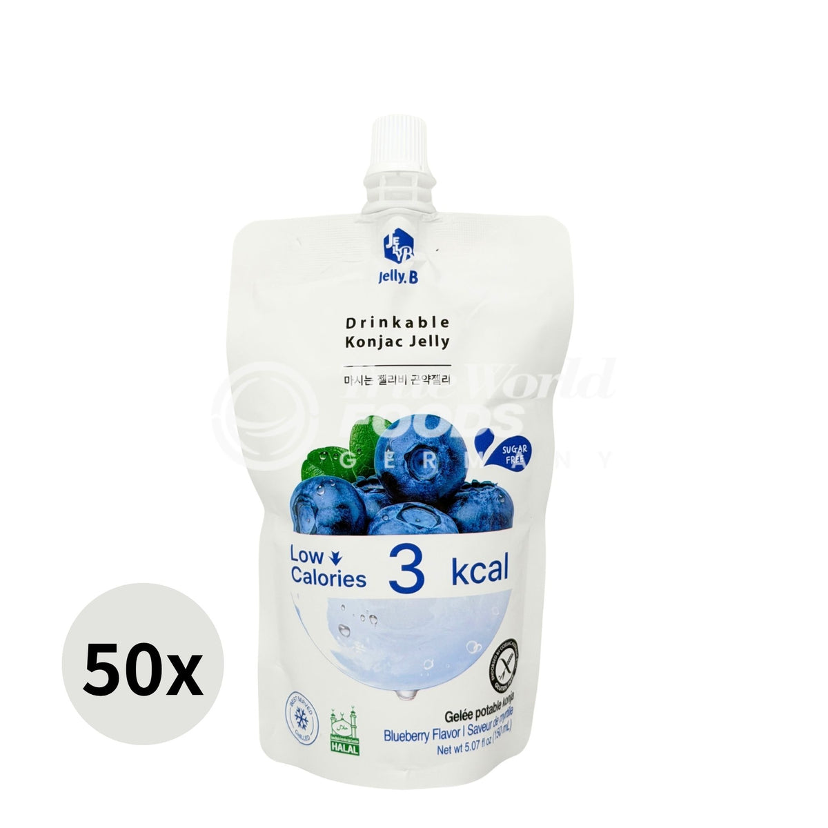 Konjac Blueberry 5x(10x150g)